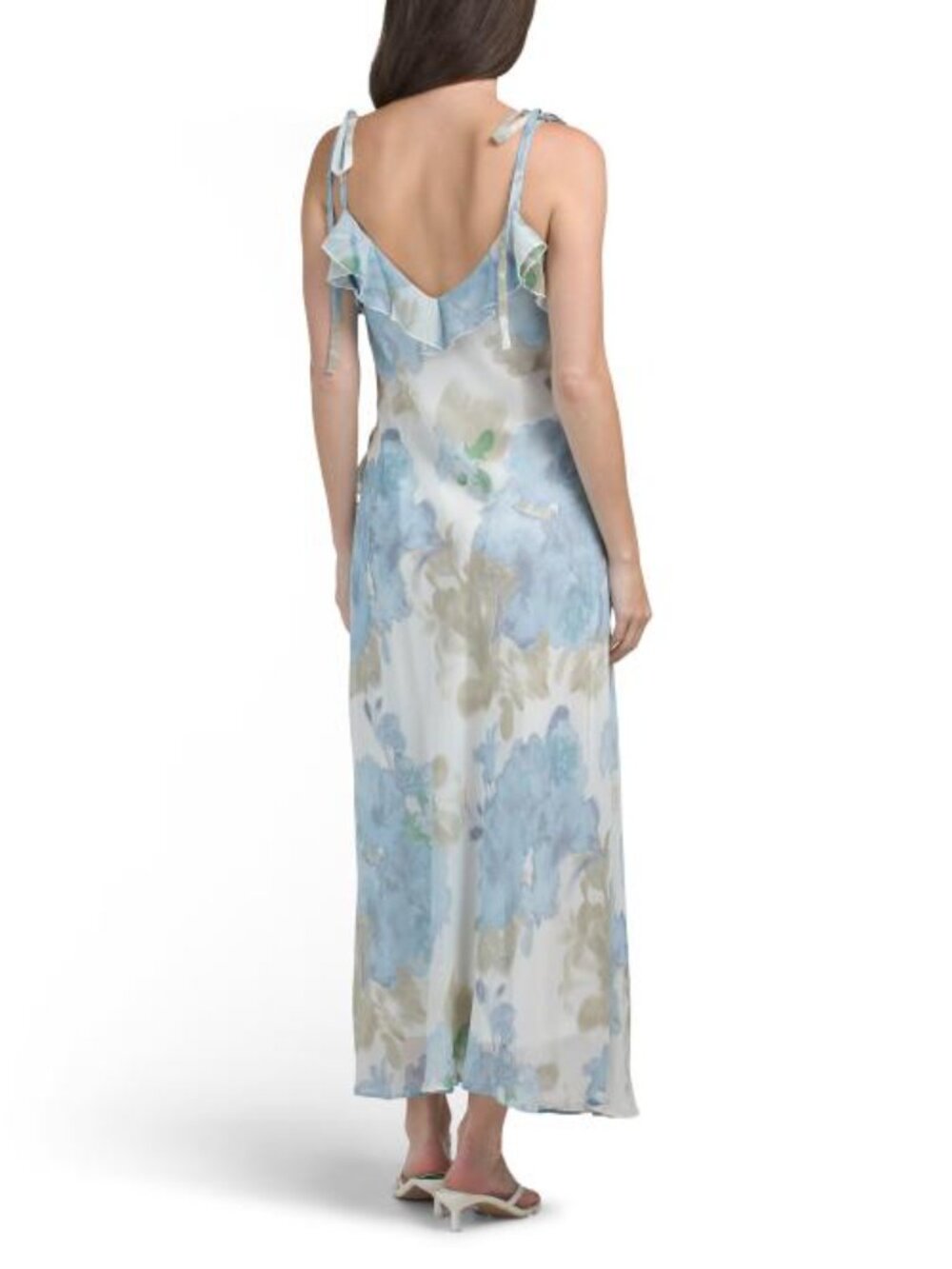 TAYLOR Ruffle Floral Maxi Dres - Picture 2 of 4